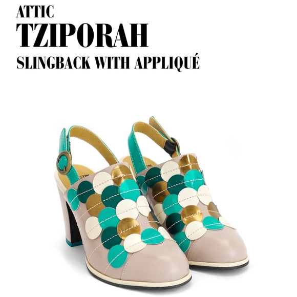 Fluevog Attic Tziporah Stunning slingback heels - Picture 1 of 6
